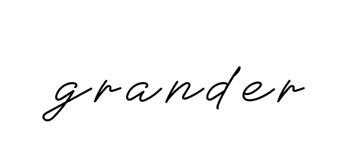 Grander signature
