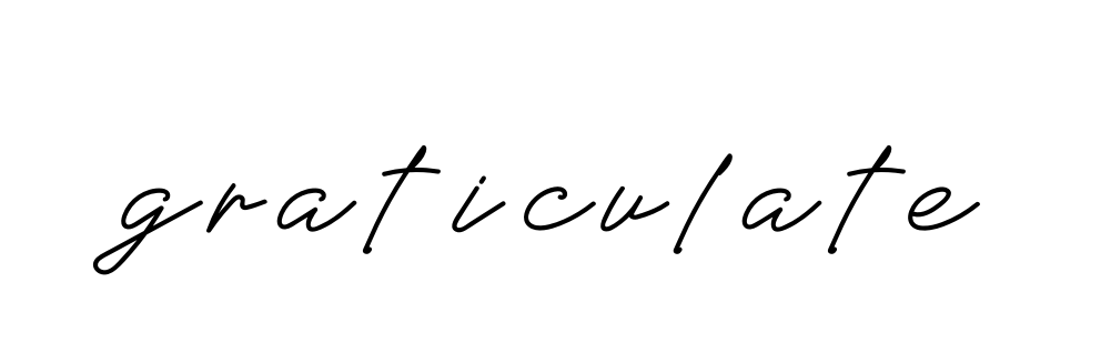Graticulate signature