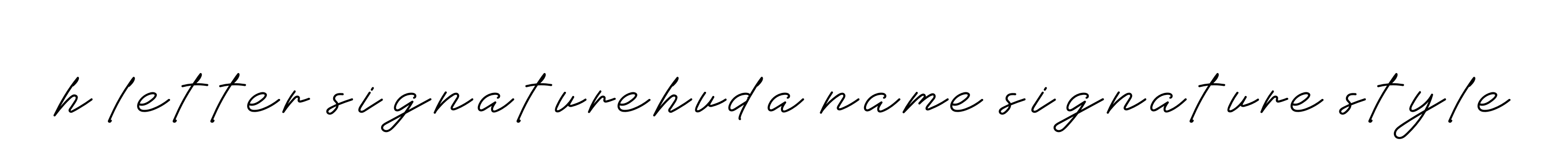 H-letter-signaturehuda-name-signature-style signature