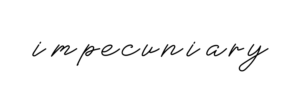 Impecuniary signature