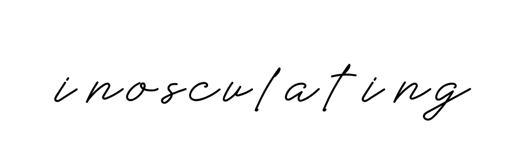 Inosculating signature
