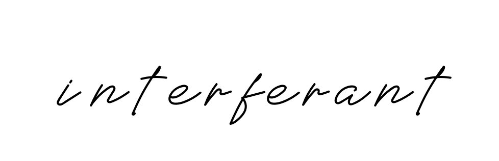 Interferant signature