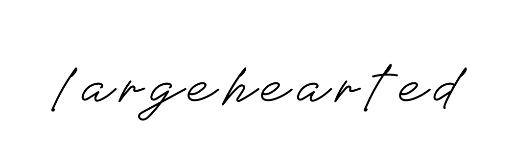 Largehearted signature