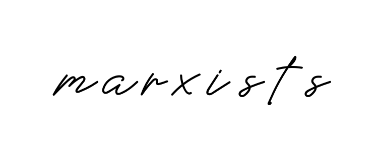 Marxists signature