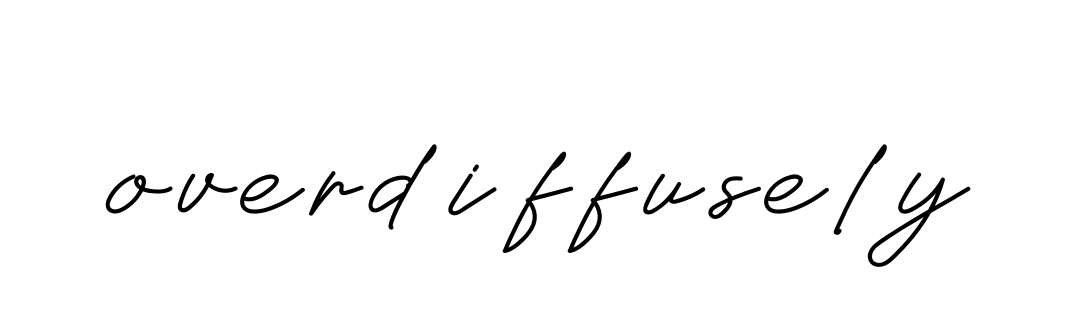 Overdiffusely signature