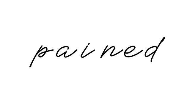 Pained signature