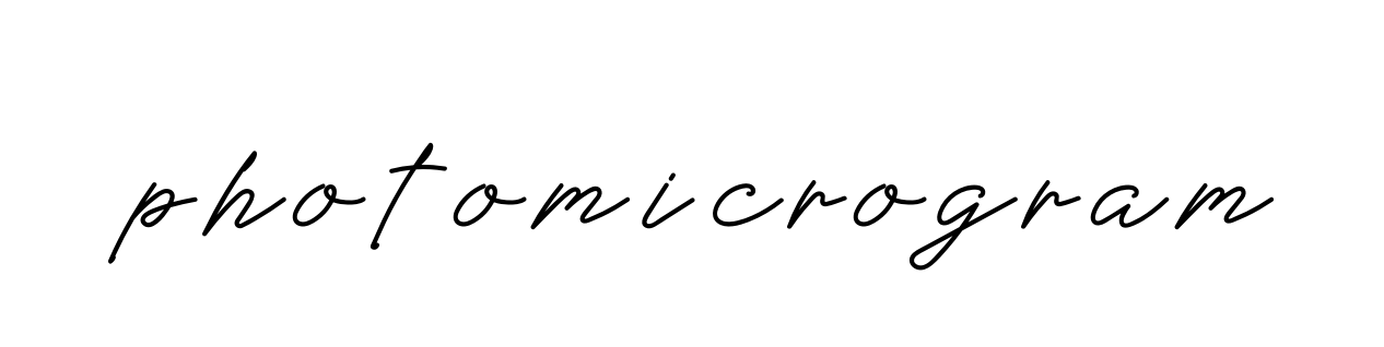 Photomicrogram signature
