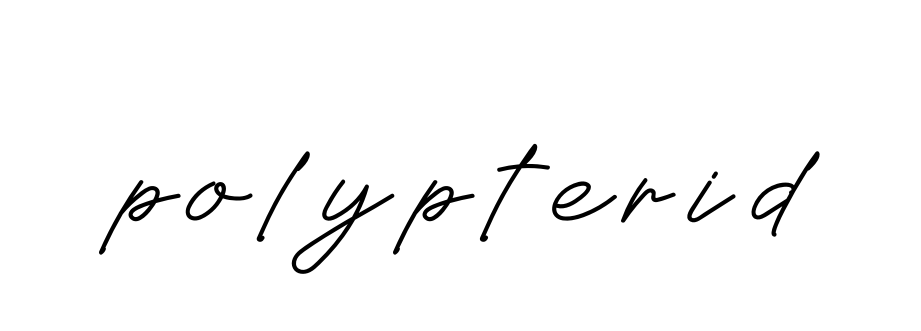 Polypterid signature