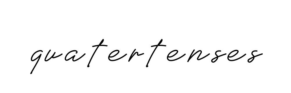 Quatertenses signature