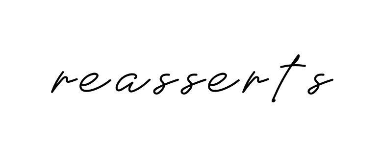 Reasserts signature