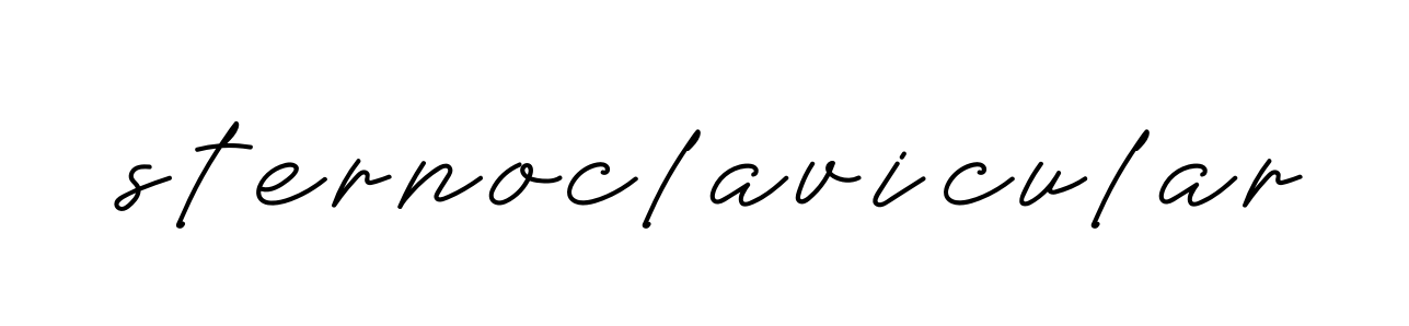 Sternoclavicular signature