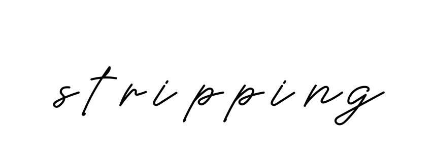 Stripping signature