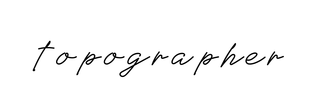 Topographer signature