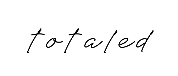 Totaled signature