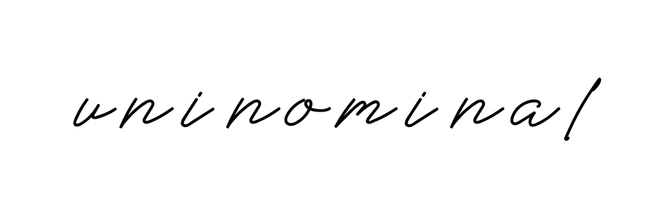 Uninominal signature