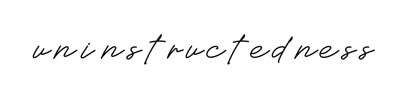 Uninstructedness signature