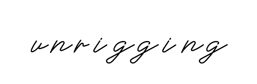 Unrigging signature