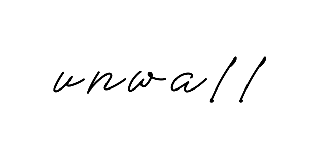 Unwall signature