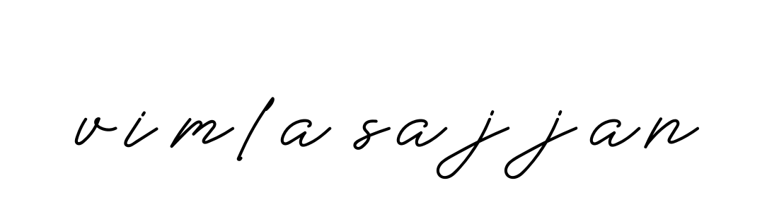 Vimla-sajjan signature