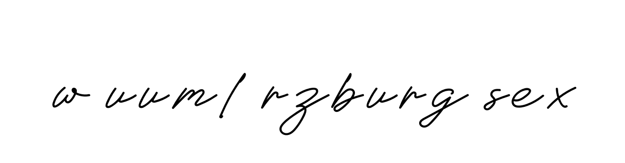 W-uuml-rzburg-sex signature