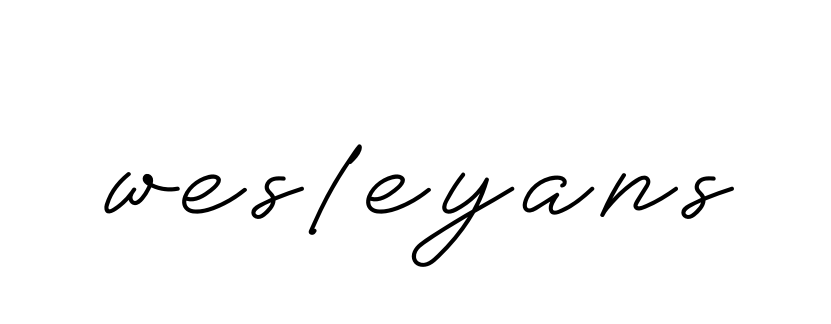 Wesleyans signature