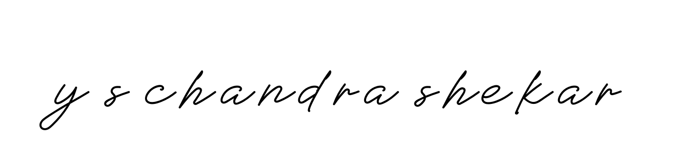 Y-s-chandra-shekar signature