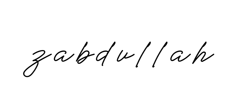 Zabdullah signature