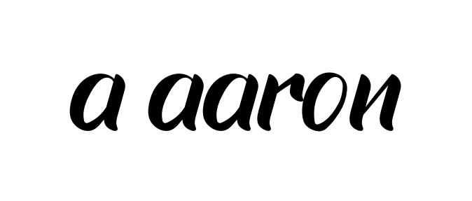 A-aaron signature