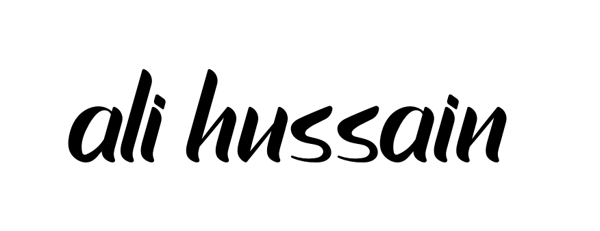 Ali-hussain- signature