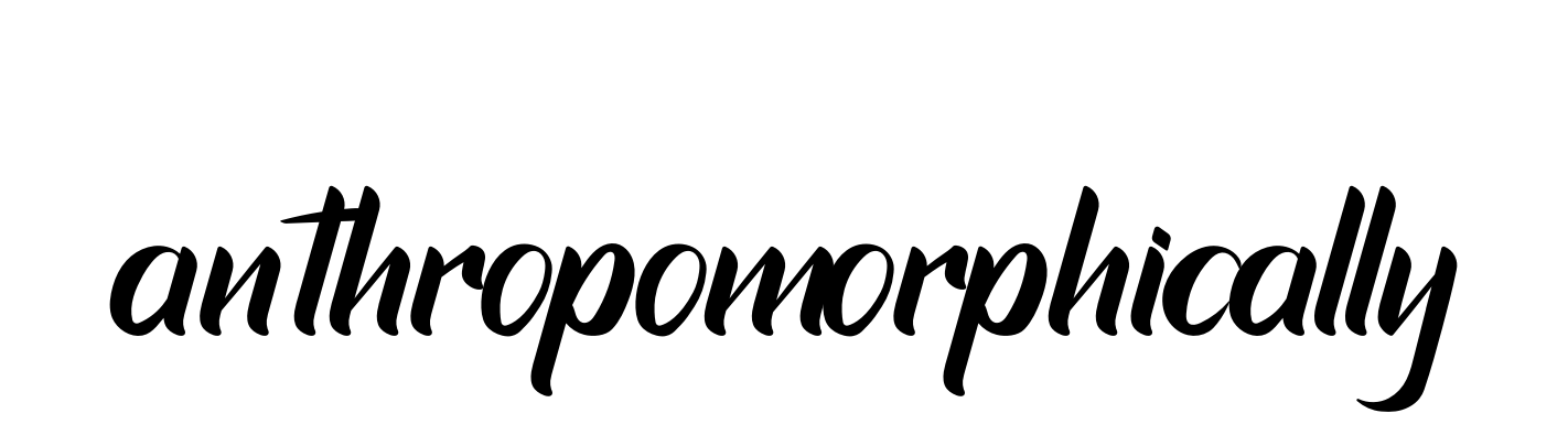 Anthropomorphically signature