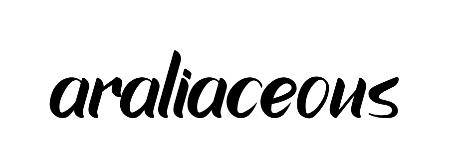 Araliaceous signature