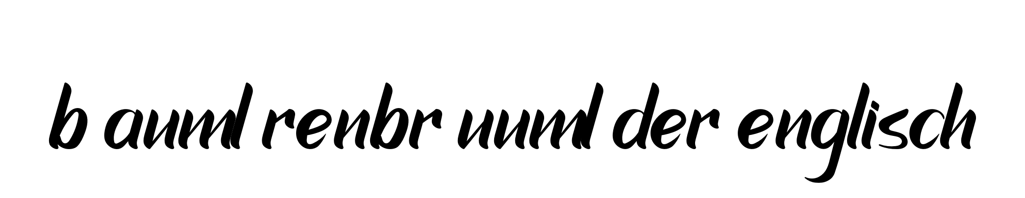 B-auml-renbr-uuml-der-englisch signature