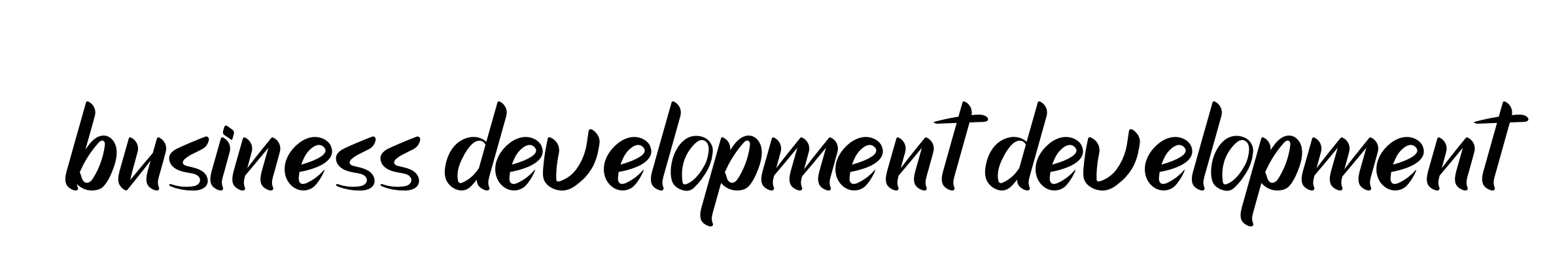 Business-development-development signature