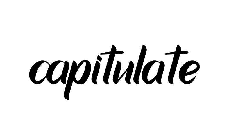 Capitulate signature