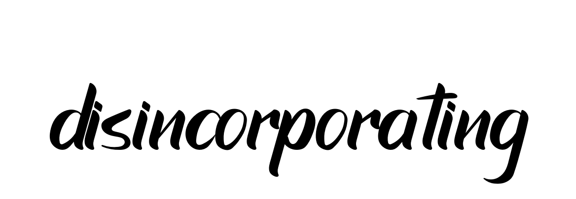 Disincorporating signature