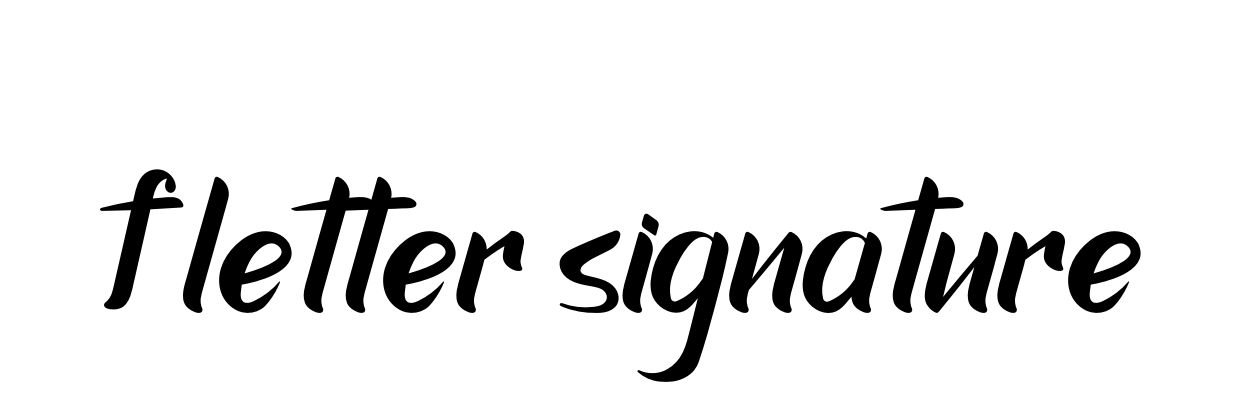 F-letter-signature signature