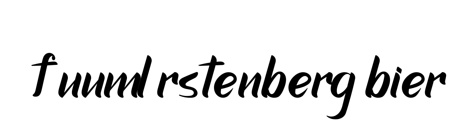 F-uuml-rstenberg-bier signature