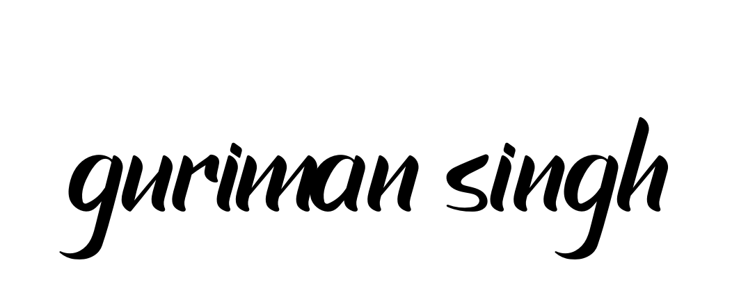 Guriman-singh signature