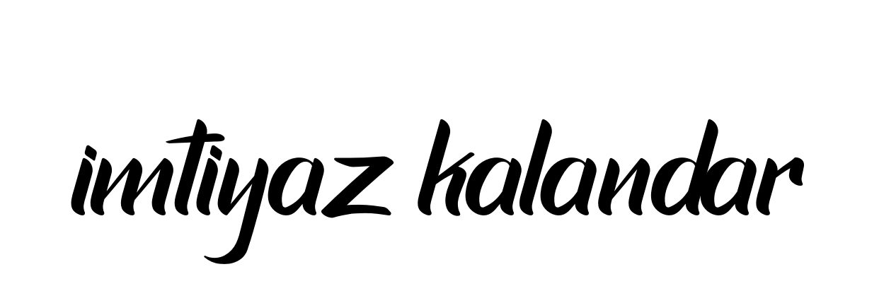 Imtiyaz-kalandar- signature