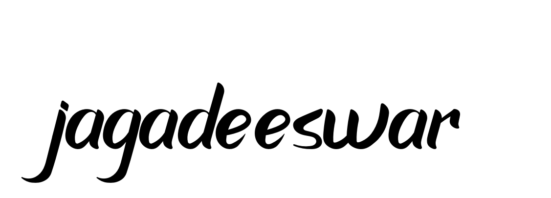 Jagadeeswar- signature