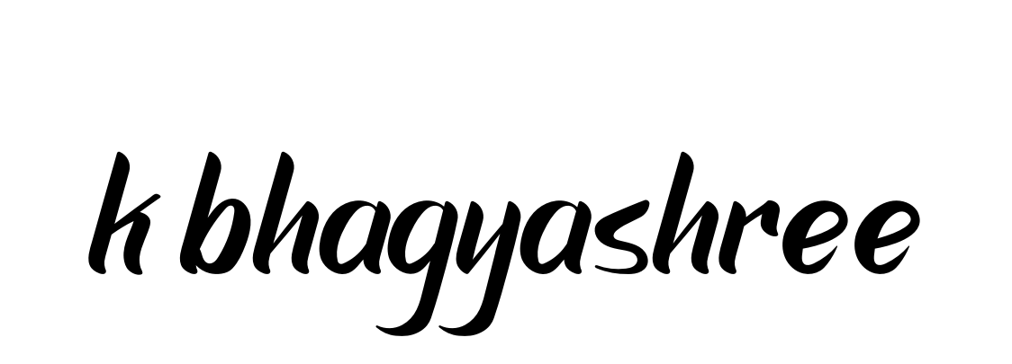 K-bhagyashree signature