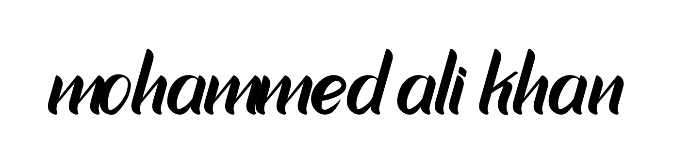 Mohammed-ali-khan signature