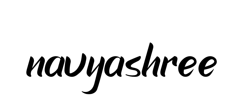Navyashree- signature