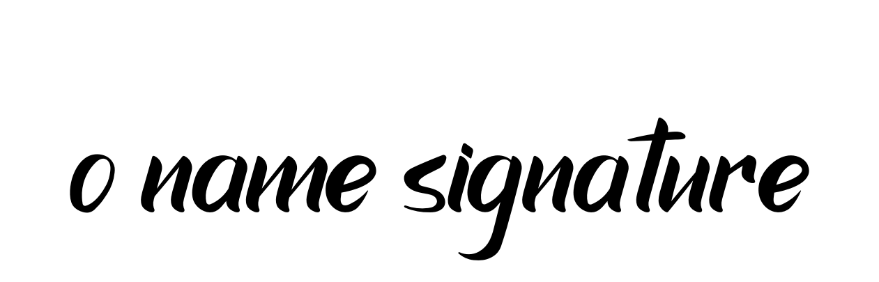 O-name-signature signature