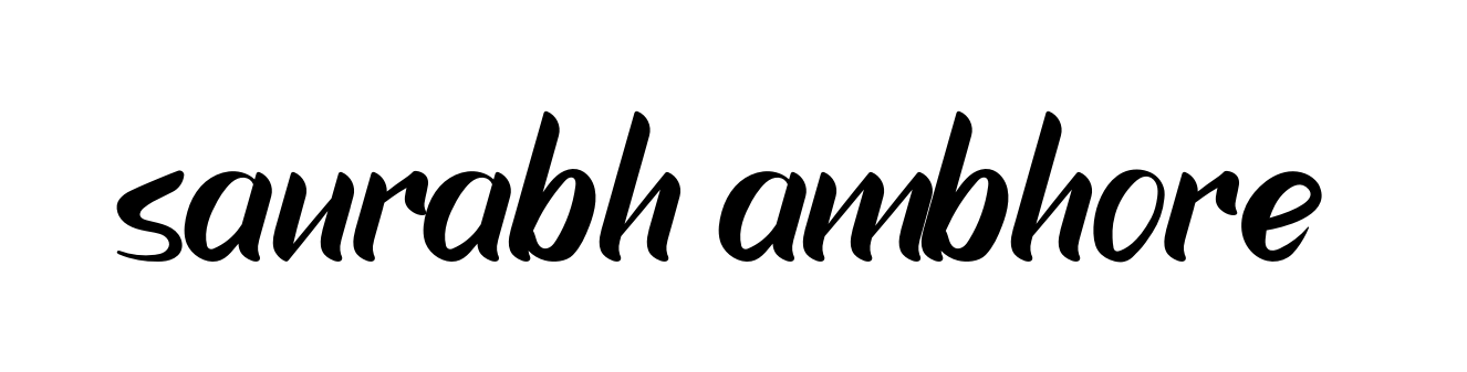 Saurabh-ambhore- signature