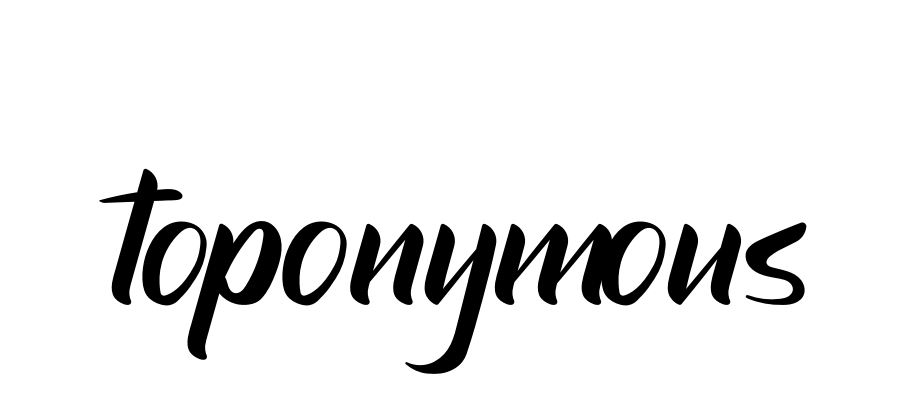 Toponymous signature