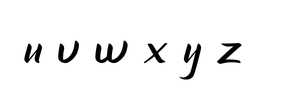 U--v--w--x--y--z-- signature
