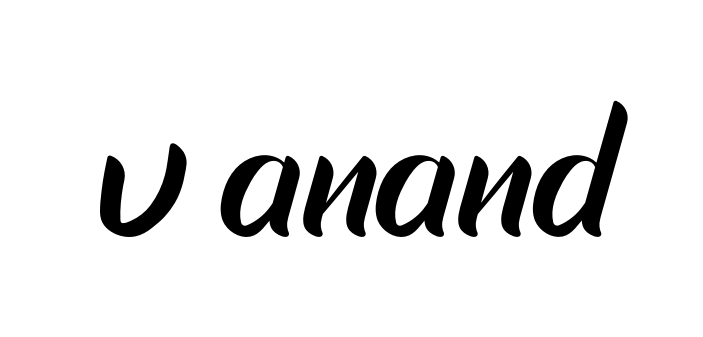 V-anand signature