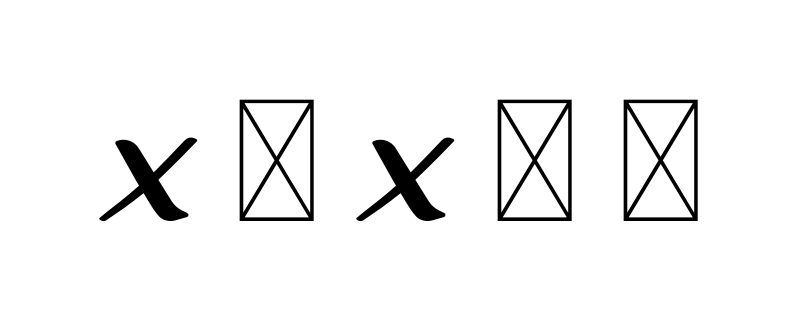 X-2-x-3-6 signature