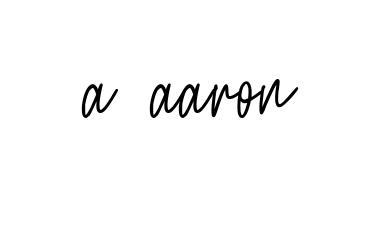 A-aaron signature